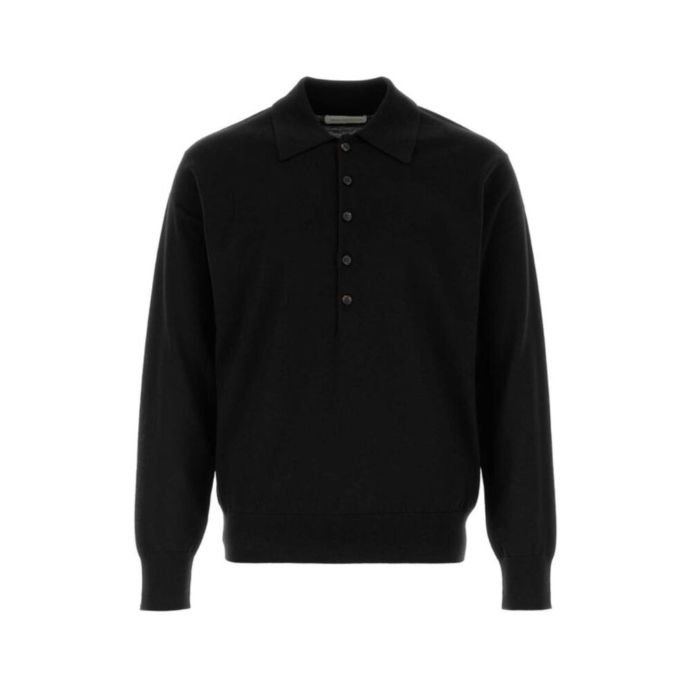 Dries Van Noten Men Black Wool Muano Sweater